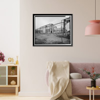 Historic Framed Print, Rocky Mountain Arsenal, Crude Mustard & Aldrin Manufacturing, 1200 feet South of December Seventh Avenue; 600 fe, Commerce City, Adams County, CO - 4,  17-7/8" x 21-7/8"