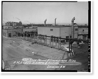 Historic Framed Print, Rocky Mountain Arsenal, Crude Mustard & Aldrin Manufacturing, 1200 feet South of December Seventh Avenue; 600 fe, Commerce City, Adams County, CO - 9,  17-7/8" x 21-7/8"