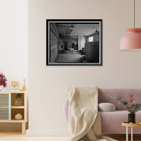 Historic Framed Print, Rocky Mountain Arsenal, Administration-Laboratory- Change House-Bomb Rail, 420 feet South of December Seventh Avenue; 530 fee, Commerce City, Adams County, CO - 4,  17-7/8" x 21-7/8"