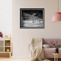 Historic Framed Print, Rocky Mountain Arsenal, Chlorine Production Cell Building, 405 feet South of December Seventh Avenue; 330 fee, Commerce City, Adams County, CO - 7,  17-7/8" x 21-7/8"