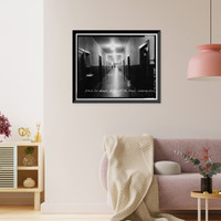 Historic Framed Print, Rocky Mountain Arsenal, Administration Building, 400 feet North of December Seventh Avenue; 1940 fe, Commerce City, Adams County, CO - 4,  17-7/8" x 21-7/8"