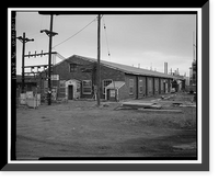 Historic Framed Print, Rocky Mountain Arsenal, Laboratory Building, 510 feet South of December Seventh Avenue; 175 fee, Commerce City, Adams County, CO,  17-7/8" x 21-7/8"