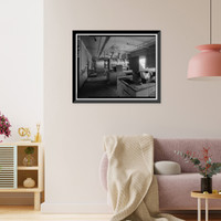 Historic Framed Print, Rocky Mountain Arsenal, Laboratory Building, 510 feet South of December Seventh Avenue; 175 fee, Commerce City, Adams County, CO - 3,  17-7/8" x 21-7/8"