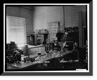 Historic Framed Print, Rocky Mountain Arsenal, Laboratory Building, 510 feet South of December Seventh Avenue; 175 fee, Commerce City, Adams County, CO - 9,  17-7/8" x 21-7/8"