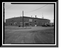 Historic Framed Print, Rocky Mountain Arsenal, Laundry Service Building, 690 feet South of December Seventh Avenue, 60 feet, Commerce City, Adams County, CO - 2,  17-7/8" x 21-7/8"