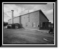 Historic Framed Print, Rocky Mountain Arsenal, Laundry Service Building, 690 feet South of December Seventh Avenue, 60 feet, Commerce City, Adams County, CO - 3,  17-7/8" x 21-7/8"