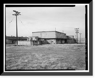Historic Framed Print, Rocky Mountain Arsenal, Goop Mixing & Filling Building, 1480 feet South of December Seventh Avenue; 900 fe, Commerce City, Adams County, CO,  17-7/8" x 21-7/8"