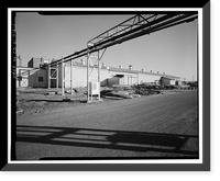 Historic Framed Print, Rocky Mountain Arsenal, Phosgene Filling & Storage Building, 1170 feet South of December Seventh Avenue; 230 fe, Commerce City, Adams County, CO,  17-7/8" x 21-7/8"