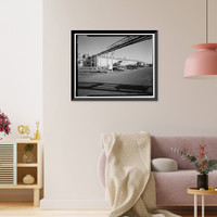 Historic Framed Print, Rocky Mountain Arsenal, Phosgene Filling & Storage Building, 1170 feet South of December Seventh Avenue; 230 fe, Commerce City, Adams County, CO,  17-7/8" x 21-7/8"