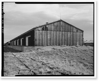 Historic Framed Print, Rocky Mountain Arsenal, Storage Warehouse, 1750 feet South of December Seventh Avenue; 2070 f, Commerce City, Adams County, CO - 2,  17-7/8" x 21-7/8"