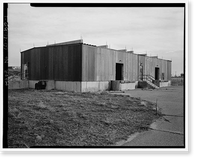 Historic Framed Print, Rocky Mountain Arsenal, Explosives Blending Building, 2180 feet South of December Seventh Avenue; 900 fe, Commerce City, Adams County, CO,  17-7/8" x 21-7/8"
