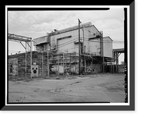 Historic Framed Print, Rocky Mountain Arsenal, Thionyl Chloride Reaction-Drum Loading Building, 1190 feet South of December Seventh Avenue; 1070 f, Commerce City, Adams County, CO,  17-7/8" x 21-7/8"
