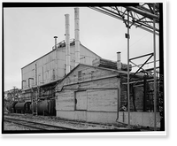 Historic Framed Print, Rocky Mountain Arsenal, Thionyl Chloride Reaction-Drum Loading Building, 1190 feet South of December Seventh Avenue; 1070 f, Commerce City, Adams County, CO - 2,  17-7/8" x 21-7/8"