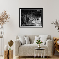 Historic Framed Print, Rocky Mountain Arsenal, Chlorinated Paraffin Manufacturing Building, 400 feet South of December Seventh Avenue; 500 fee, Commerce City, Adams County, CO - 4,  17-7/8" x 21-7/8"
