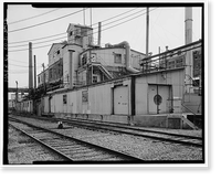 Historic Framed Print, Rocky Mountain Arsenal, Lewisite Reactor & Distilled Mustard Distillation Building, 420 feet South of December Seventh Avenue; 1070 fe, Commerce City, Adams County, CO - 2,  17-7/8" x 21-7/8"