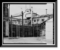 Historic Framed Print, Rocky Mountain Arsenal, Lewisite Reactor & Distilled Mustard Distillation Building, 420 feet South of December Seventh Avenue; 1070 fe, Commerce City, Adams County, CO - 5,  17-7/8" x 21-7/8"