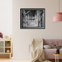 Historic Framed Print, Rocky Mountain Arsenal, Lewisite Reactor & Distilled Mustard Distillation Building, 420 feet South of December Seventh Avenue; 1070 fe, Commerce City, Adams County, CO - 8,  17-7/8" x 21-7/8"
