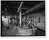Historic Framed Print, Rocky Mountain Arsenal, Lewisite Reactor & Distilled Mustard Distillation Building, 420 feet South of December Seventh Avenue; 1070 fe, Commerce City, Adams County, CO - 9,  17-7/8" x 21-7/8"