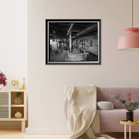 Historic Framed Print, Rocky Mountain Arsenal, Lewisite Reactor & Distilled Mustard Distillation Building, 420 feet South of December Seventh Avenue; 1070 fe, Commerce City, Adams County, CO - 9,  17-7/8" x 21-7/8"