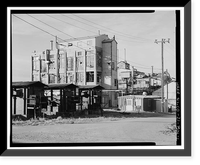 Historic Framed Print, Rocky Mountain Arsenal, Lewisite-Distilled Mustard Manufacturing Building, 540 feet South of December Seventh Avenue; 1100 fe, Commerce City, Adams County, CO,  17-7/8" x 21-7/8"