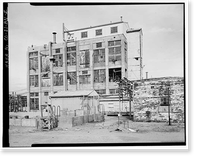 Historic Framed Print, Rocky Mountain Arsenal, Lewisite-Distilled Mustard Manufacturing Building, 540 feet South of December Seventh Avenue; 1100 fe, Commerce City, Adams County, CO - 2,  17-7/8" x 21-7/8"