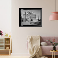 Historic Framed Print, Rocky Mountain Arsenal, Lewisite-Distilled Mustard Manufacturing Building, 540 feet South of December Seventh Avenue; 1100 fe, Commerce City, Adams County, CO - 3,  17-7/8" x 21-7/8"