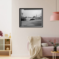Historic Framed Print, Rocky Mountain Arsenal, Lewisite & Distilled Mustard Change House-Laboratory, 620 feet South of December Seventh Avenue; 820 fee, Commerce City, Adams County, CO,  17-7/8" x 21-7/8"