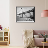 Historic Framed Print, Rocky Mountain Arsenal, Lewisite & Distilled Mustard Change House-Laboratory, 620 feet South of December Seventh Avenue; 820 fee, Commerce City, Adams County, CO - 2,  17-7/8" x 21-7/8"