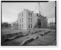 Historic Framed Print, Rocky Mountain Arsenal, Acetylene Compressor House, 700 feet South of December Seventh Avenue; 1100 fe, Commerce City, Adams County, CO - 2,  17-7/8" x 21-7/8"
