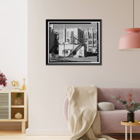 Historic Framed Print, Rocky Mountain Arsenal, Acetylene Compressor House, 700 feet South of December Seventh Avenue; 1100 fe, Commerce City, Adams County, CO - 3,  17-7/8" x 21-7/8"