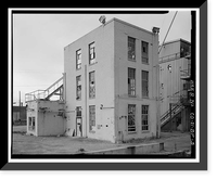 Historic Framed Print, Rocky Mountain Arsenal, Acetylene Compressor House, 700 feet South of December Seventh Avenue; 1100 fe, Commerce City, Adams County, CO - 5,  17-7/8" x 21-7/8"