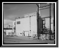 Historic Framed Print, Rocky Mountain Arsenal, Acetylene Scrubbing Building-Product Development Laboratory, 700 feet South of December Seventh Avenue; 1030 fe, Commerce City, Adams County, CO,  17-7/8" x 21-7/8"