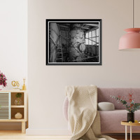 Historic Framed Print, Rocky Mountain Arsenal, Thaw House-Distilled Mustard Drum Disposal, 410 feet South of December Seventh Avenue; 1640 fe, Commerce City, Adams County, CO - 4,  17-7/8" x 21-7/8"
