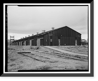 Historic Framed Print, Rocky Mountain Arsenal, White Phosphorous Filling Acetylene Building, 850 feet South of December Seventh Avenue; 1300 fe, Commerce City, Adams County, CO,  17-7/8" x 21-7/8"