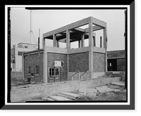Historic Framed Print, Rocky Mountain Arsenal, White Phosphorous Filling-Acetylene Generation Building-Warehouse, 840 feet South of December Seventh Avenue; 1030 fe, Commerce City, Adams County, CO - 3,  17-7/8" x 21-7/8"