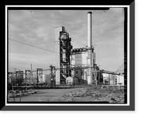 Historic Framed Print, Rocky Mountain Arsenal, Pesticide Incinerator-Precipitator, 260 feet South of December Seventh Avenue; 1840 fe, Commerce City, Adams County, CO - 4,  17-7/8" x 21-7/8"
