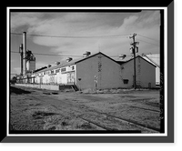 Historic Framed Print, Rocky Mountain Arsenal, Mustard Filling & Storage Building, 280 feet South of December Seventh Avenue; 2130 fe, Commerce City, Adams County, CO - 3,  17-7/8" x 21-7/8"