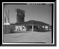 Historic Framed Print, Cape Canaveral Air Station, Launch Complex 17, Facility 28425, East end of Lighthouse Road, Cape Canaveral, Brevard County, FL,  17-7/8" x 21-7/8"