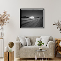 Historic Framed Print, Cape Canaveral Air Station, Launch Complex 17, Facility 36009, East end of Lighthouse Road, Cape Canaveral, Brevard County, FL,  17-7/8" x 21-7/8"