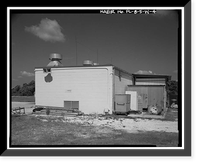 Historic Framed Print, Cape Canaveral Air Station, Launch Complex 17, Facility 28414, East end of Lighthouse Road, Cape Canaveral, Brevard County, FL - 4,  17-7/8" x 21-7/8"