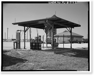Historic Framed Print, Cape Canaveral Air Station, Launch Complex 17, Facility 28421, East end of Lighthouse Road, Cape Canaveral, Brevard County, FL - 2,  17-7/8" x 21-7/8"