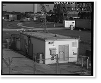 Historic Framed Print, Cape Canaveral Air Station, Launch Complex 17, Facility 36003, East end of Lighthouse Road, Cape Canaveral, Brevard County, FL,  17-7/8" x 21-7/8"