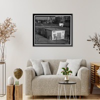 Historic Framed Print, Cape Canaveral Air Station, Launch Complex 17, Facility 36003, East end of Lighthouse Road, Cape Canaveral, Brevard County, FL,  17-7/8" x 21-7/8"