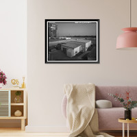 Historic Framed Print, Cape Canaveral Air Station, Launch Complex 17, Facility 36004, East end of Lighthouse Road, Cape Canaveral, Brevard County, FL,  17-7/8" x 21-7/8"