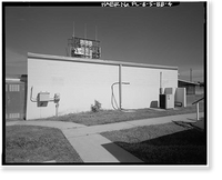 Historic Framed Print, Cape Canaveral Air Station, Launch Complex 17, Facility 36004, East end of Lighthouse Road, Cape Canaveral, Brevard County, FL - 4,  17-7/8" x 21-7/8"