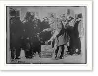 Historic Framed Print, Archangel, feeding Bolshevik prisoners,  17-7/8" x 21-7/8"