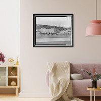 Historic Framed Print, Kodiak Naval Operating Base, U.S. Coast Guard Station, Kodiak, Kodiak Island Borough, AK - 10,  17-7/8" x 21-7/8"