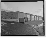 Historic Framed Print, Kodiak Naval Operating Base, Building No. 10, U.S. Coast Guard Station, Kodiak, Kodiak Island Borough, AK - 2,  17-7/8" x 21-7/8"