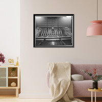 Historic Framed Print, Kodiak Naval Operating Base, Building No. 10, U.S. Coast Guard Station, Kodiak, Kodiak Island Borough, AK - 5,  17-7/8" x 21-7/8"