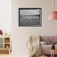 Historic Framed Print, Kodiak Naval Operating Base, Building No. 10, U.S. Coast Guard Station, Kodiak, Kodiak Island Borough, AK - 6,  17-7/8" x 21-7/8"